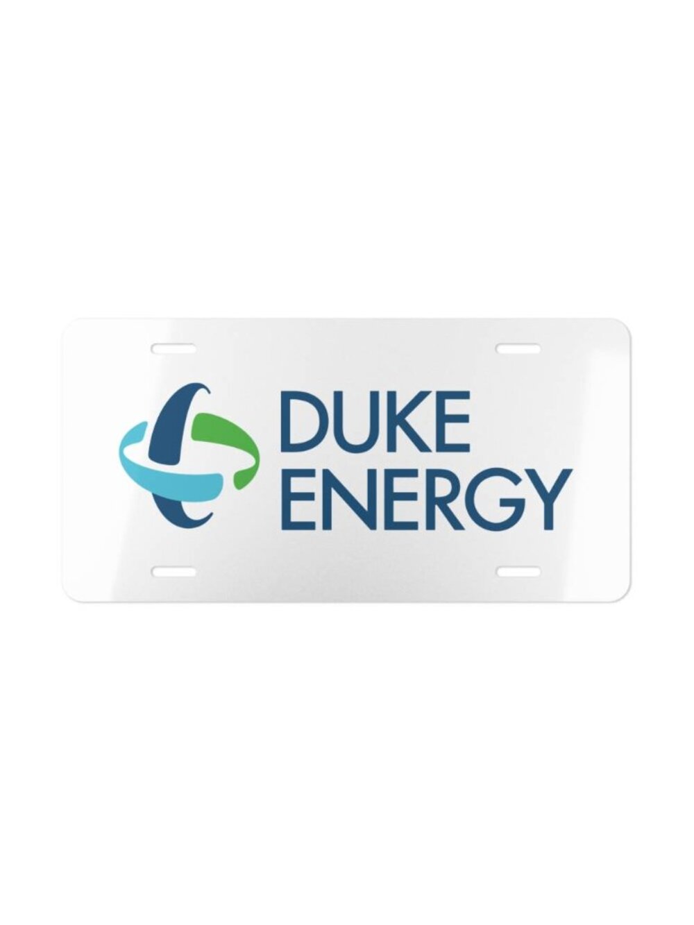 DUKE ENERGY LOGO Vanity License Plate LIMITED ELECTRIC GAS UTILITY TAG USA